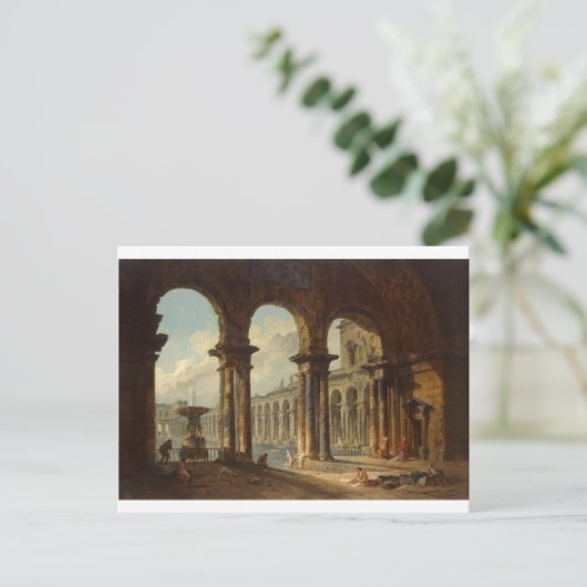 Ancient Ruins gebruikt als Public Baths Hubert Rob Briefkaart (Staand voorkant)
