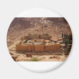 Ancient Saint Catherine's klooster Sinai Egypt Magneet
