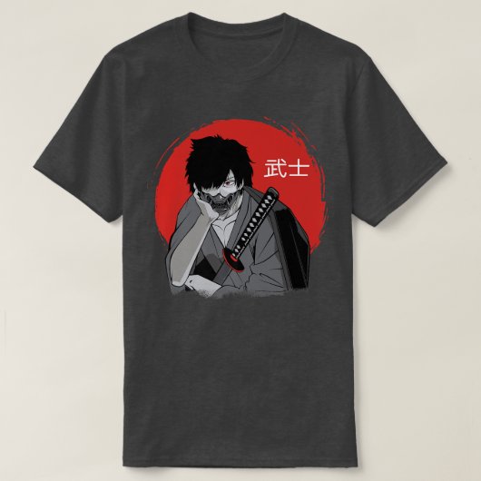 Ancient Samurai Japans Warrior Bushido Miyamoto T-shirt (Design voorkant)
