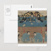 Ancient Samurai Leader ongeveer 1800 jaar Briefkaart (Voorkant / Achterkant)