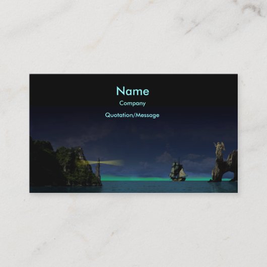 Ancient Ship Visitekaartje (Voorkant)