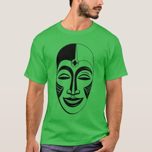Ancient_Smile_Modern_Lines. T-shirt (Voorkant)