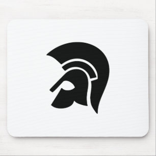 Ancient Spartan Soldaat Helmet Black Muismat
