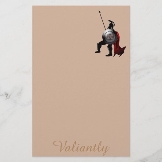 Ancient Spartan Warrior Briefpapier (Voorkant)