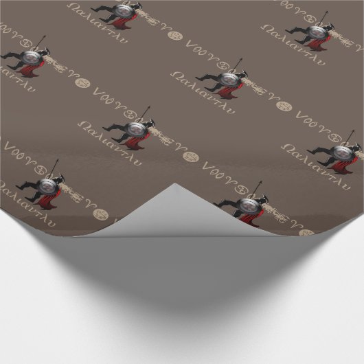 Ancient Spartan Warrior Cadeaupapier (Hoek)