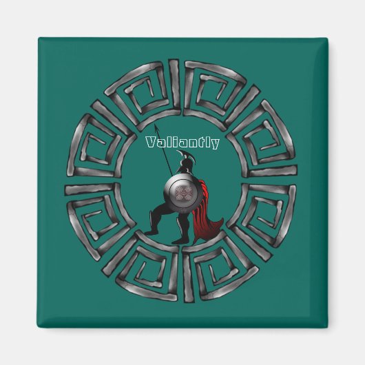 Ancient Spartan Warrior Magneet (Voorkant)