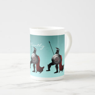 Ancient Spartan Warrior Porselein Kop