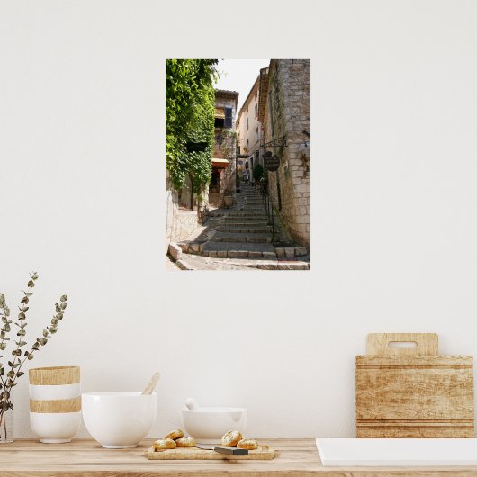 Ancient Stairway Poster (Keuken)