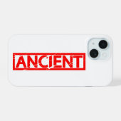 Ancient Stamp iPhone 15 Case (Achterkant horizontaal)
