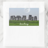Ancient Stonehenge and Moon Salisbury, Engeland Rechthoekige Sticker (Tas)