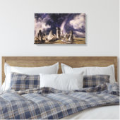 Ancient Stonehenge Monument (door John Constable) Canvas Afdruk (Insitu (Slaapkamer))