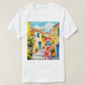 Ancient street t-shirt (Design voorkant)