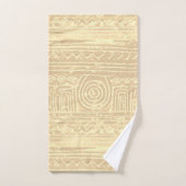 Ancient Sumerian Mesopotamian Pattern Cream Bad Handdoek (Handdoek)