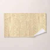 Ancient Sumerian Mesopotamian Pattern Cream Bad Handdoek (Handdoek)