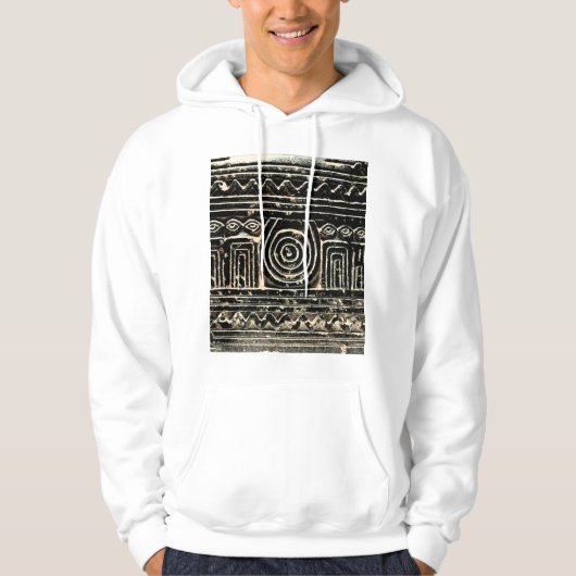Ancient Sumerian Mesopotamian Pattern Hoodie (Voorkant)