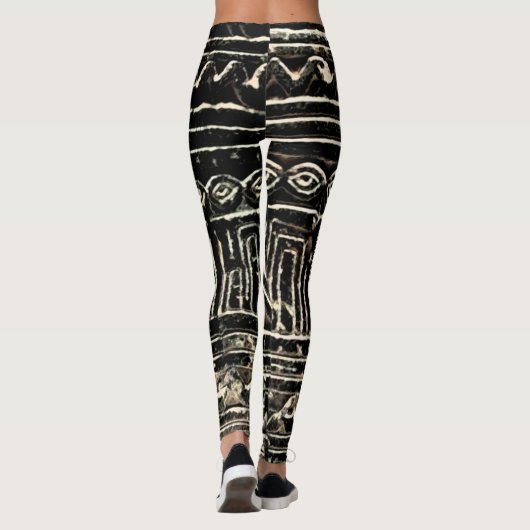 Ancient Sumerian Mesopotamian Pattern Leggings (Achterkant)