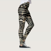 Ancient Sumerian Mesopotamian Pattern Leggings (Rechts)
