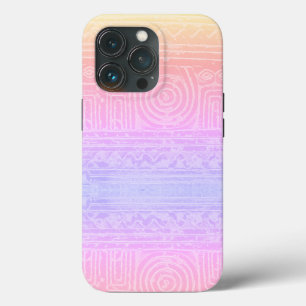 Ancient Sumerian Mesopotamian Pattern roze Case-Mate iPhone Case