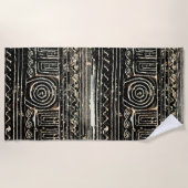 Ancient Sumerian Mesopotamian Pattern Strandlaken (Voorkant)