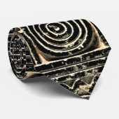 Ancient Sumerian Mesopotamian Pattern Stropdas (Opgerold)