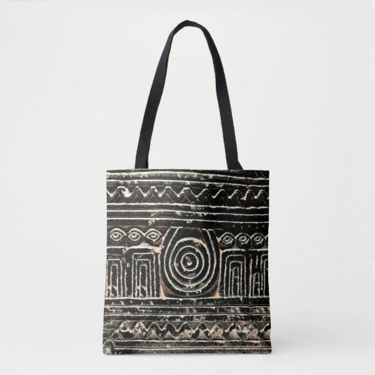 Ancient Sumerian Mesopotamian Pattern Tote Bag (Voorkant)