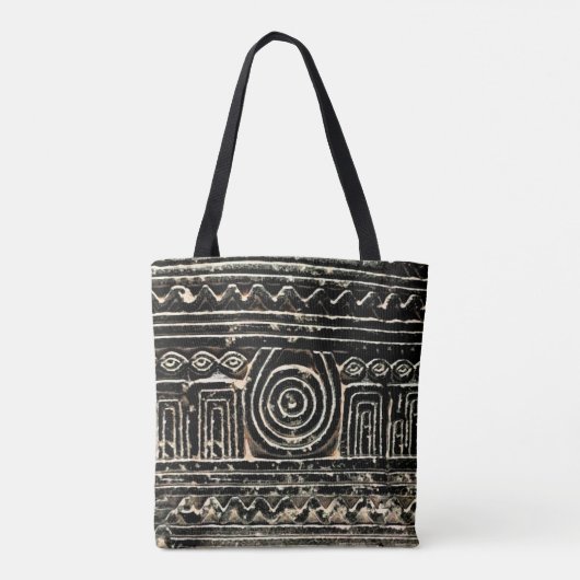 Ancient Sumerian Mesopotamian Pattern Tote Bag (Achterkant)
