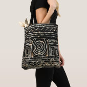 Ancient Sumerian Mesopotamian Pattern Tote Bag (Dichtbij)