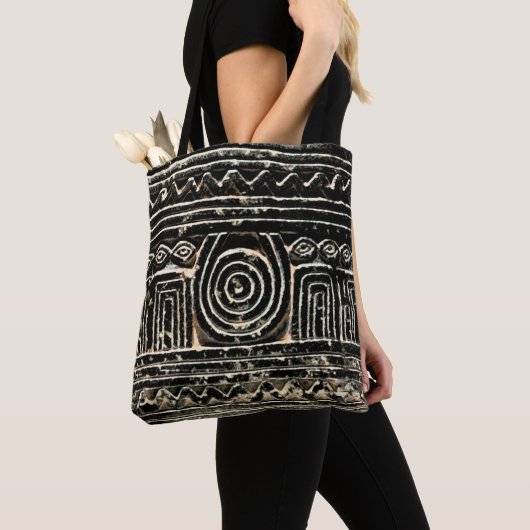 Ancient Sumerian Mesopotamian Pattern Tote Bag (Dichtbij)