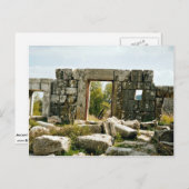 Ancient Synagogue (van binnenuit), Meron, Israël Briefkaart (Voorkant / Achterkant)