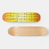Ancient Syria Alphabet Skateboard (Horizontaal)