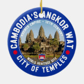 Ancient Temples of Cambodia – Angkor Wat Keramisch Ornament (Achterkant)