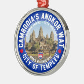 Ancient Temples of Cambodia – Angkor Wat Metalen Ornament (Links)
