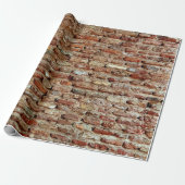 Ancient Textured Brick Wall van Lal Killa Indiaage Cadeaupapier (Uitgerold)
