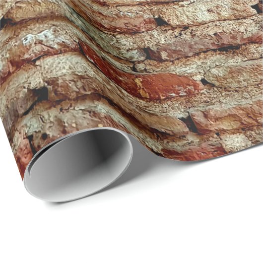 Ancient Textured Brick Wall van Lal Killa Indiaage Cadeaupapier (Rol Hoek)