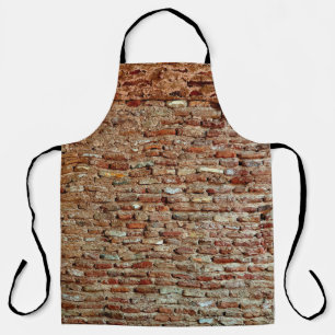 Ancient Textured Brick Wall van Lal Killa Indiaage Schort