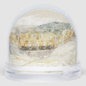 Ancient Theater of Athens Binder – Greek History Sneeuwbol (Achterkant)