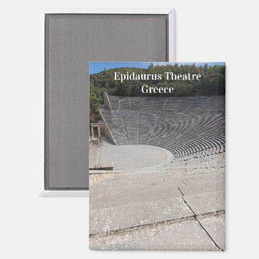 Ancient Theatre of Epidaurus Greece Magnet (Voorkant / Achterkant)