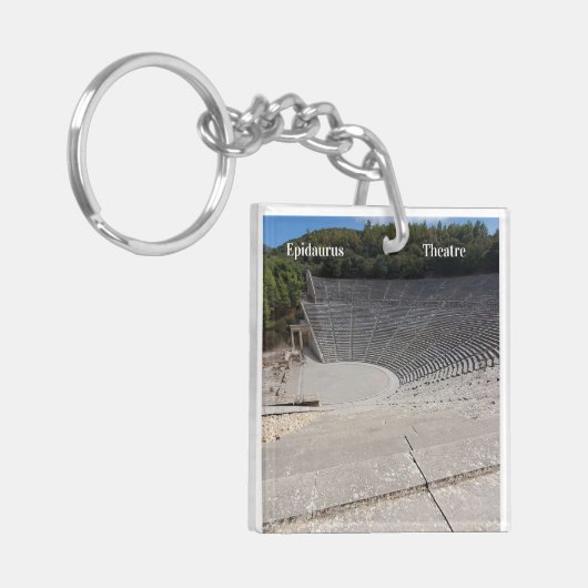 Ancient Theatre of Epidaurus Greece Sleutelhanger (Voorkant Links)