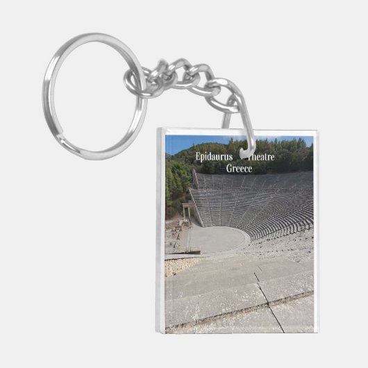 Ancient Theatre of Epidaurus Greece Sleutelhanger (Voorkant Links)
