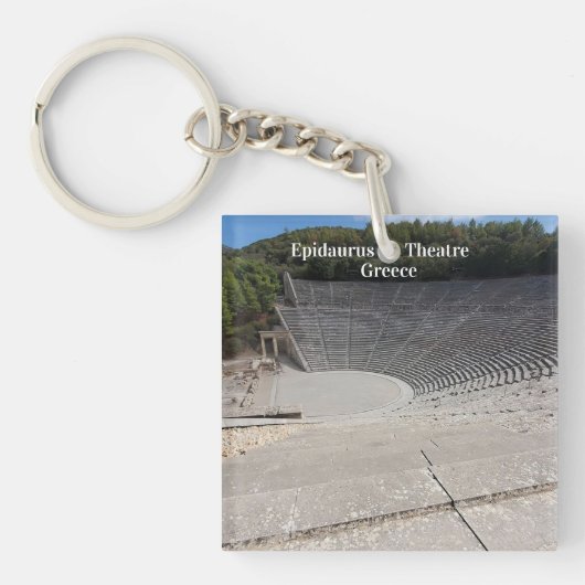 Ancient Theatre of Epidaurus Greece Sleutelhanger (Voorkant)