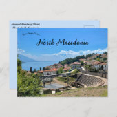 Ancient Theatre of Ohrid North Macedonia Briefkaart (Voorkant / Achterkant)