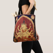 Ancient Tibetan Tapestry Tote Bag (Dichtbij)