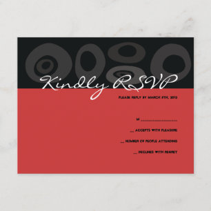 ANCIENT TREE Bar Bat Mitzvah Reply Card2 RSVP Kaartje