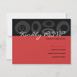 ANCIENT TREE Bar Bat Mitzvah Reply Card2 RSVP Kaartje