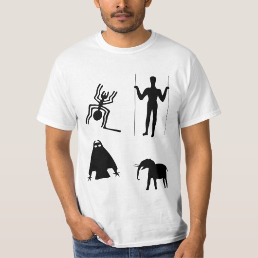Ancient Tribal Earth Art - Ancient Animals T-shirt (Voorkant)