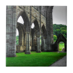 Ancient Tstage Abbey, klooster van Cistercian, Wal Tegeltje