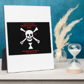 Ancient Viking Prayer.. Angst niet dood Fotoplaat (Zijkant)