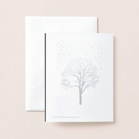 Ancient voetbridge pencilart Monochrome Folie Kaarten (Met envelop)