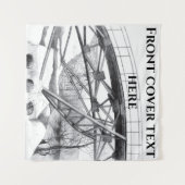 Ancient voetbrugpencilart wandkleed (Voorkant (horizontaal))