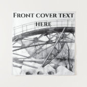 Ancient voetbrugpencilart wandkleed (Voorkant)